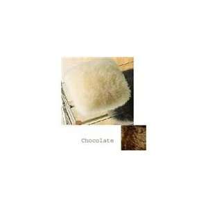   Sided Sheepskin Pillow   Chocolate   by G.L. Bowron
