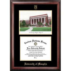  University of Memphis Gold Embossed Diploma Frame with 