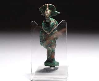 Ancient Egyptian Bronze statue of Harpokrates   600 BC  