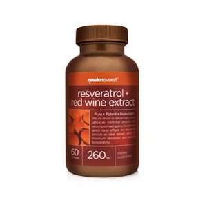  RESVERATROL & RED WINE EXTRACT 260mg 60 Softgels: Health 
