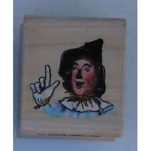 Wizard Of Oz Scarecrow Wood Mounted Rubber Stamp (Discontinued) From 