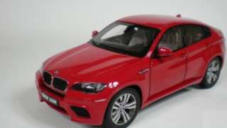 18 BMW X6M 2011 Diecast Model by Kyosho Color:Red  