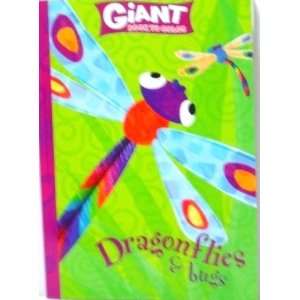  DRAGONFLIES & BUGS GIANT BOOK TO COLOR 