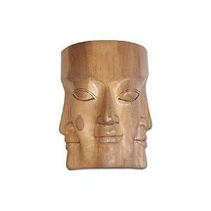  NOVICA Wood mask, Three Dimensions Home & Kitchen