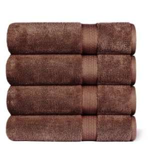   Absorbent Luxurious Bath Towel   30 x 58   Chocolate: Office