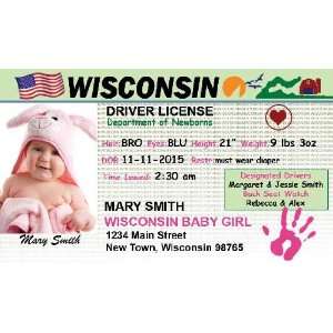   (set of 20) Birth Announcement Wisconsin