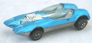 Vintage 1968 Red Line Hot Wheels Blue Splittin Image Car  