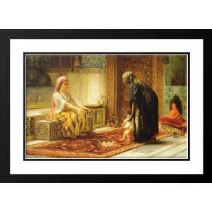  Bridgman, Frederick Arthur 40x28 Framed and Double Matted 