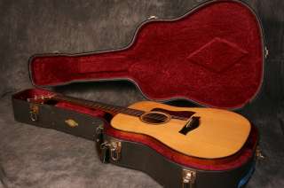 Taylor 510 acoustic Dreadnought guitar. Wider 1 3/4 inch neck width 
