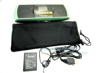 Brand Portable Mini TF Card MP3+FM+Clock+Stereo Speaker Rechargeable 