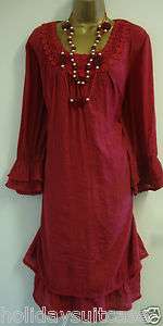  WOMANS GYPSY BEST EVENING RED DRESS PLUS SIZE 18/20/22/24/26/28 UK