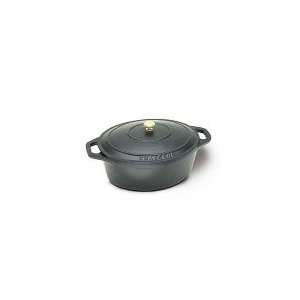   Iron Dutch Oven w/ Lid & Bronze Knob, 8 qt, Black: Kitchen & Dining