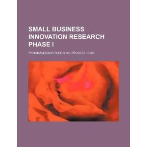  Small business innovation research phase I program 