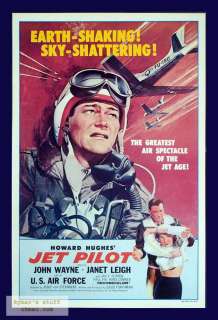 JET PILOT R79 John Wayne Orig 1sheet Poster  