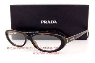 Brand New Prada Eyeglasses Frames 15M 15MV 2AU HAVANA 100% Authentic 