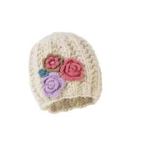  Womens Knit Beanie Multi Flowers Warm Winter Hat NEW 