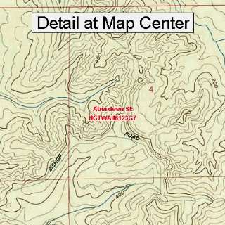   Map   Aberdeen SE, Washington (Folded/Waterproof)