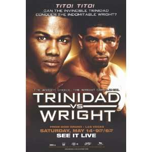 Felix Trinidad vs Winky Wright Movie Poster (11 x 17 Inches   28cm x 