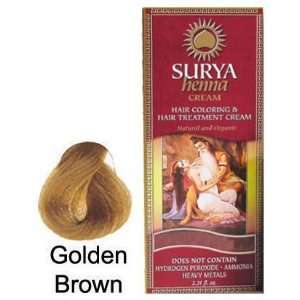 HENNA CREAM,GOLDEN BROWN pack of 7