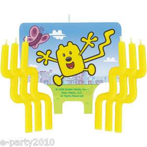 WOW! WUBBZY! Birthday Party Supplies ~ 7pc Cake CANDLES  