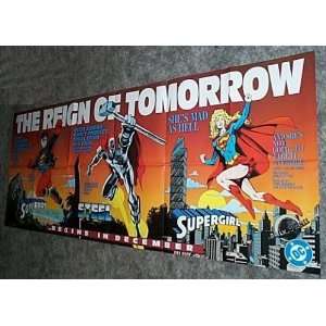   DC Comics Shop Dealer 90s Window Display Promo Poster Death of