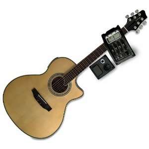   ACOUSTIC ELECTRIC CONCERT GUITAR EQ & TUNER: Musical Instruments
