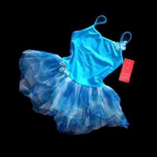 Girls Ballet Dance Tutu Child Leotard Skate Party Dress  