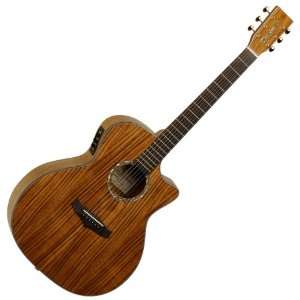 Tanglewood Auditorium Style Acoustic Guitar with Koa Top, Back & Sides 