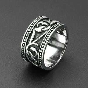 316L Stainless Steel Tribal Twisted Vine Armor Wide Ring   Sizes: 9 14 