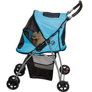 Pet Gear Ultra Lite Pet Stroller Cats And Dogs PG8030IB  Ice Blue New 