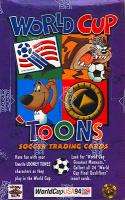Toons World Cup Soccer Trading Card Box  