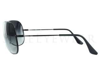 NEW Rayban RB 3211 002 8G 26 3N Black / Grey Sunglasses  