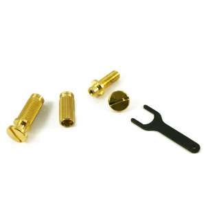  LOCKING STUDS FOR PRS (TAILPIECE NOT INCLUDED) GOLD (PAIR 