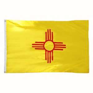  New Mexico Flag 3X5 Foot Nylon: Patio, Lawn & Garden