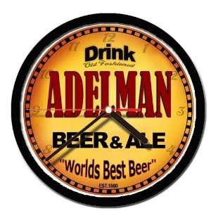  ADELMAN beer and ale wall clock: Everything Else