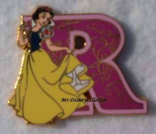 Disney Pin Framed Set   Princess Letters ~ R with Snow White  
