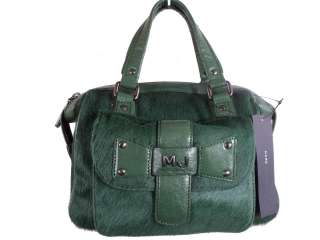 100% Authentic NWT Marc Jacobs Calf Hair Satchel in Forest Green $358