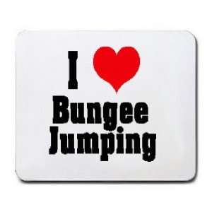  I Love/Heart Bungee Jumping Mousepad: Office Products