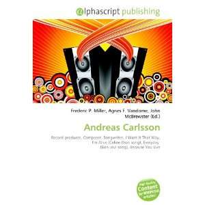  Andreas Carlsson (9786132833563) Books