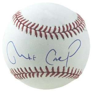  Mark Carp Autographed Baseball   Mike OML Sports 