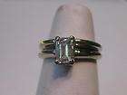 50ct emerald cut diamond solitaire ring si1 g h w