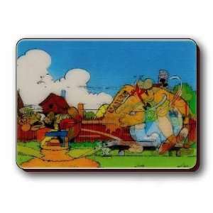    3D Lenticular Magnet   ASTERIX and OBELIX