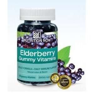   Now Dietary Supplements Elderberry 60 count Gummy Vitamins for Adults