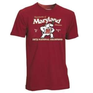  1973 Maryland Terrapins Vintage T shirt: Sports & Outdoors