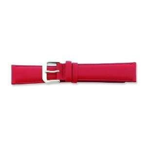  de Beer Red Leather Watch Band 14mm