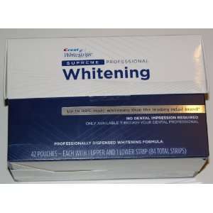  Crest Whitestrips Supreme Touch Up Kit. 7 Pouches Health 