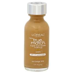 Oreal Paris True Match Super Blendable Liquid Makeup, Sun Beige (2 