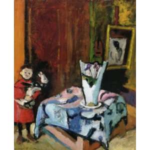  Oil Painting: Pierre with Wooden Horse: Henri Matisse Hand 