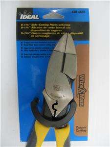 IDEAL 9 1/4 Side Cutting Pliers w/ Climp #30 4430  