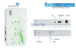 Wireless HDMI Extender with remote (HD audio video Transmitter 